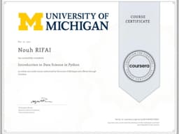 Introduction to Data Science in Python - Michigan University
